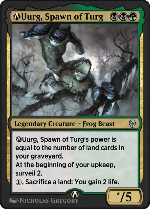 A-Uurg, Spawn of Turg in the group Magic the Gathering / Sets / Dominaria United at Proxyprinters.com (36348)