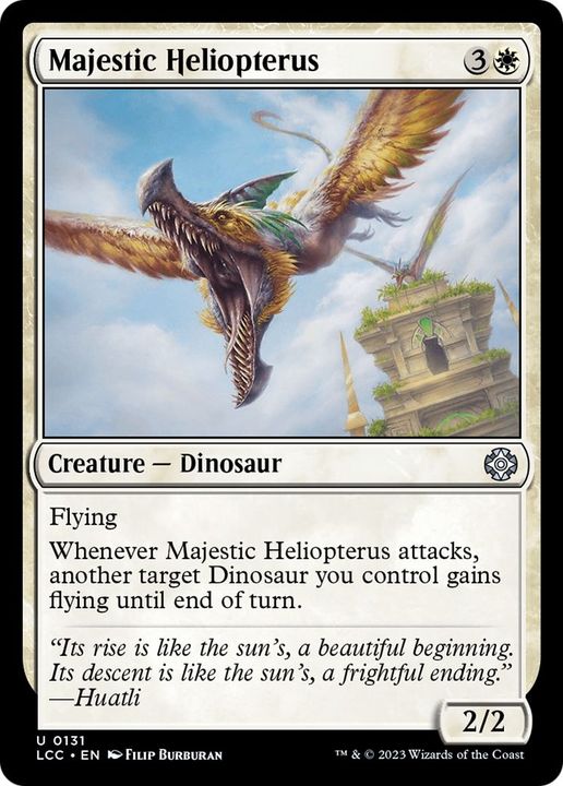 Majestic Heliopterus in the group Magic the Gathering / Types / Colors / White at Proxyprinters.com (36351)