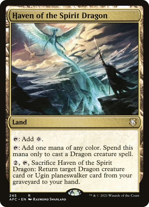 Haven of the Spirit Dragon in the group Magic the Gathering / Sets / Forgotten Realms Commander at Proxyprinters.com (36365)