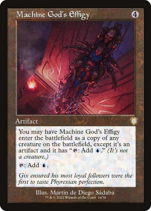 Machine God's Effigy in the group Advanced search at Proxyprinters.com (36368)