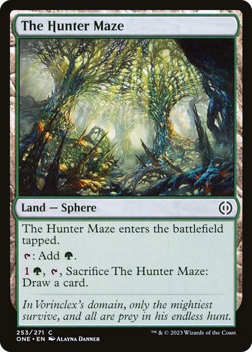 The Hunter Maze in the group Magic the Gathering / Sets / Phyrexia: All Will Be One at Proxyprinters.com (36381)