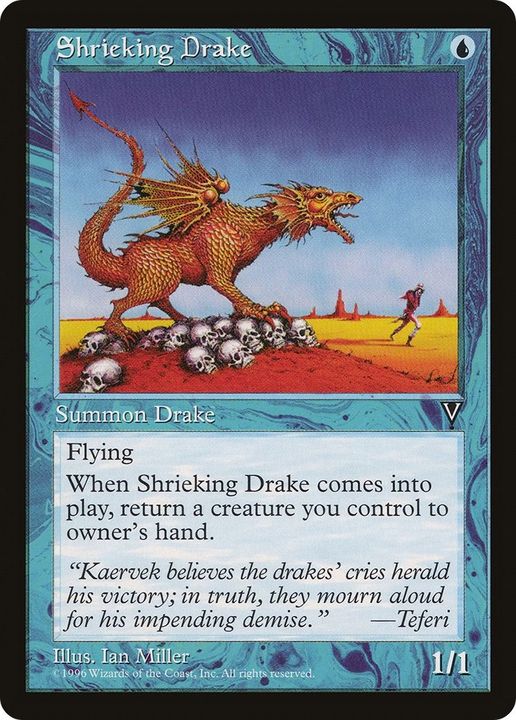 Shrieking Drake in the group Magic the Gathering / Sets / Visions at Proxyprinters.com (36394)