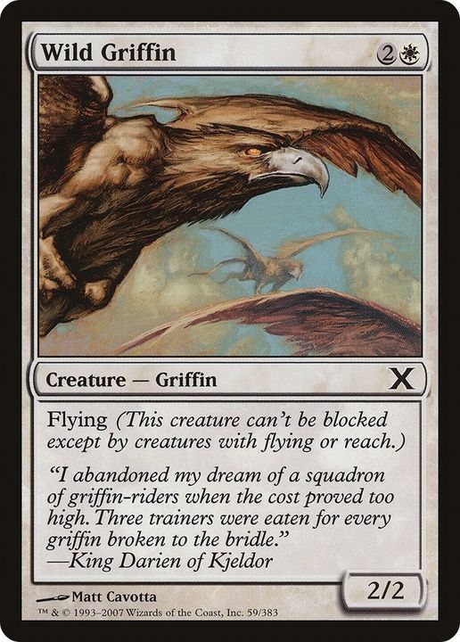 Wild Griffin in the group Magic the Gathering / Types / Colors / White at Proxyprinters.com (3641)