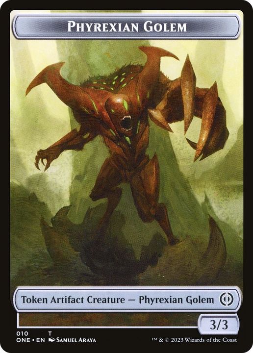 Phyrexian Golem in the group Magic the Gathering / Sets / Phyrexia: All Will Be One Tokens at Proxyprinters.com (36423)