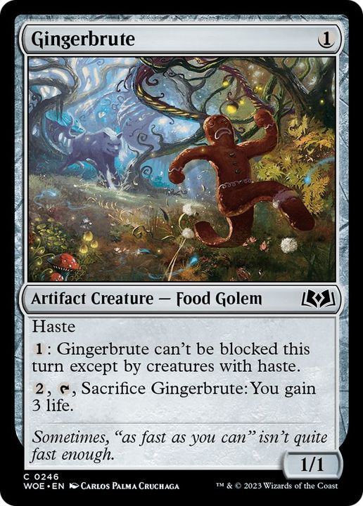 Gingerbrute in the group Magic the Gathering / Sets / Wilds of Eldraine Art Series at Proxyprinters.com (3643)