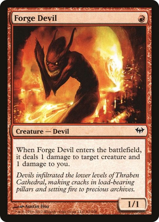 Forge Devil in the group Magic the Gathering / Types / Colors / Red at Proxyprinters.com (36435)