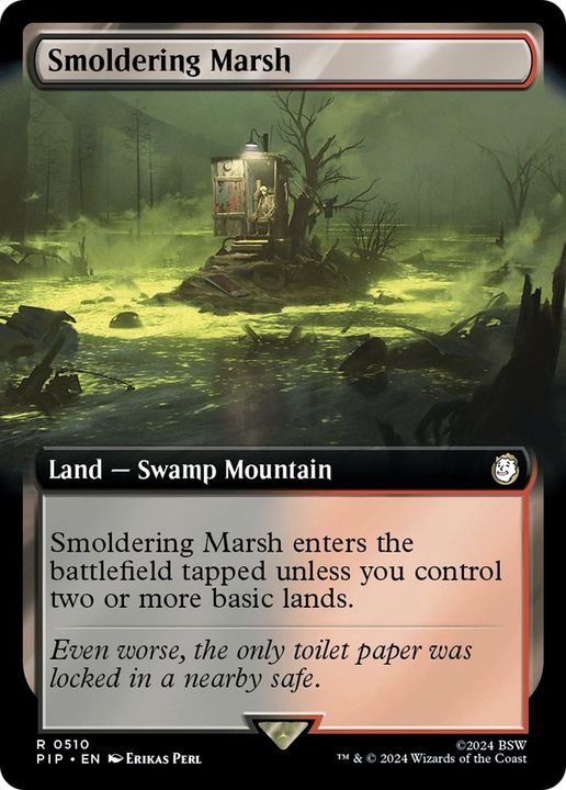 Smoldering Marsh in the group Magic the Gathering / Types / Land / Mountain at Proxyprinters.com (36440)