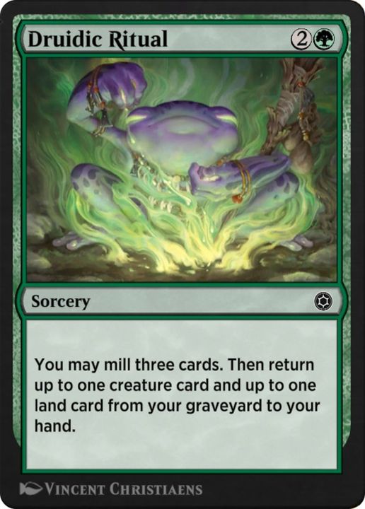 Druidic Ritual in the group Magic the Gathering / Types / Colors / Green at Proxyprinters.com (36446)