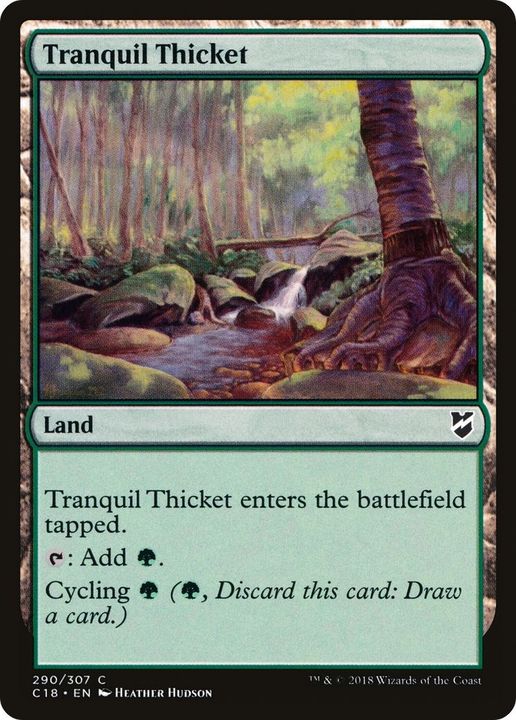 Tranquil Thicket in the group Magic the Gathering / Sets / Commander 2018 at Proxyprinters.com (36465)