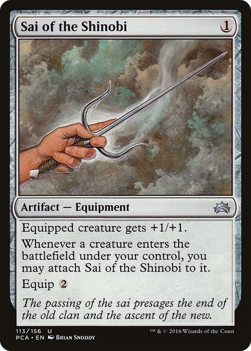 Sai of the Shinobi in the group Magic the Gathering / Sets / Planechase Anthology at Proxyprinters.com (36476)