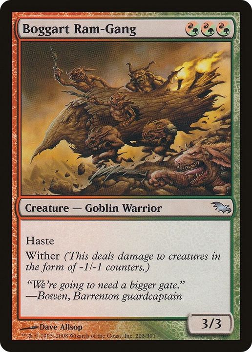 Boggart Ram-Gang in the group Magic the Gathering / Types / Colors / Multicolors / G, R at Proxyprinters.com (36509)