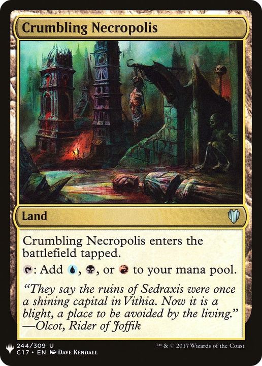 Crumbling Necropolis in the group Magic the Gathering / Sets / The List at Proxyprinters.com (36515)