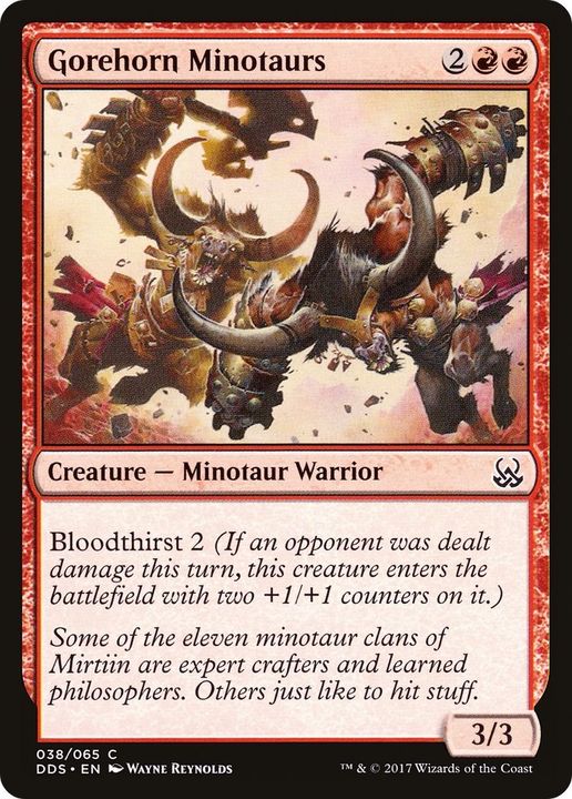 Gorehorn Minotaurs in the group Magic the Gathering / Types / Creatures / Warrior at Proxyprinters.com (36545)