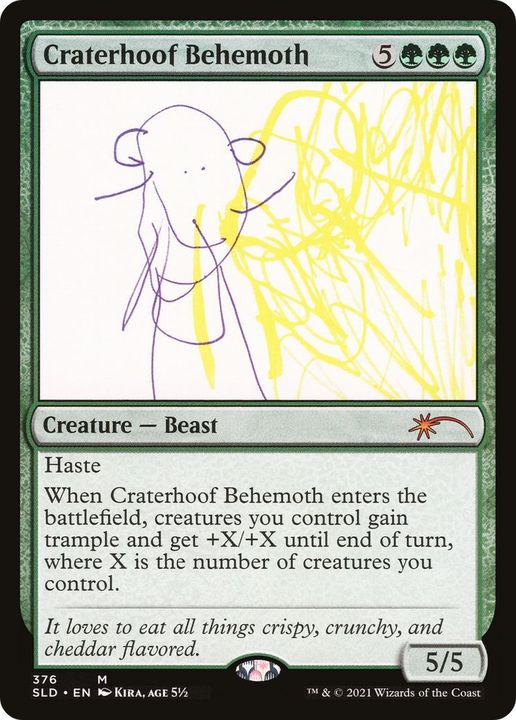 Craterhoof Behemoth in the group Magic the Gathering / Types / Colors / Green at Proxyprinters.com (36569)