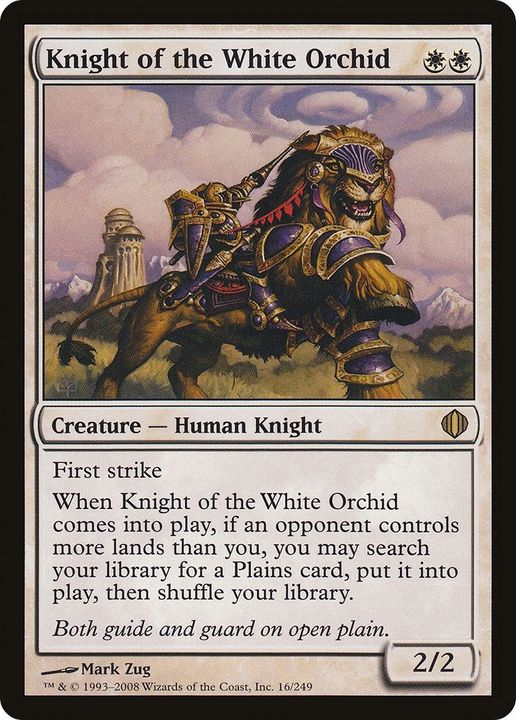 Knight of the White Orchid in the group Magic the Gathering / Sets / Shards of Alara at Proxyprinters.com (36616)