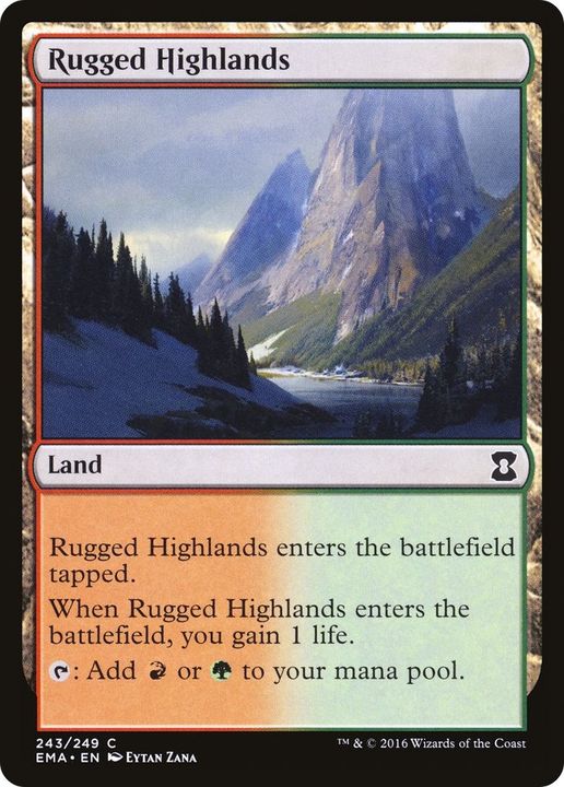 Rugged Highlands in the group Magic the Gathering / Types / Colors / Colorless at Proxyprinters.com (36625)