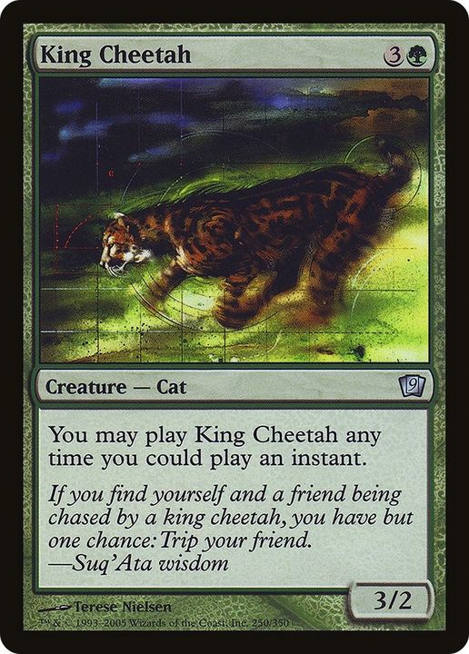 King Cheetah in the group Magic the Gathering / Types / Colors / Green at Proxyprinters.com (36675)