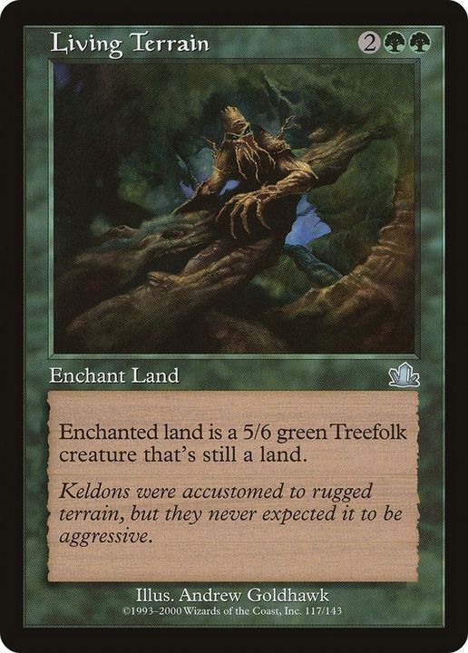 Living Terrain in the group Magic the Gathering / Types / Colors / Green at Proxyprinters.com (36683)