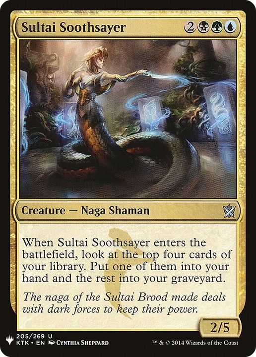 Sultai Soothsayer in the group Magic the Gathering / Sets / The List at Proxyprinters.com (36740)