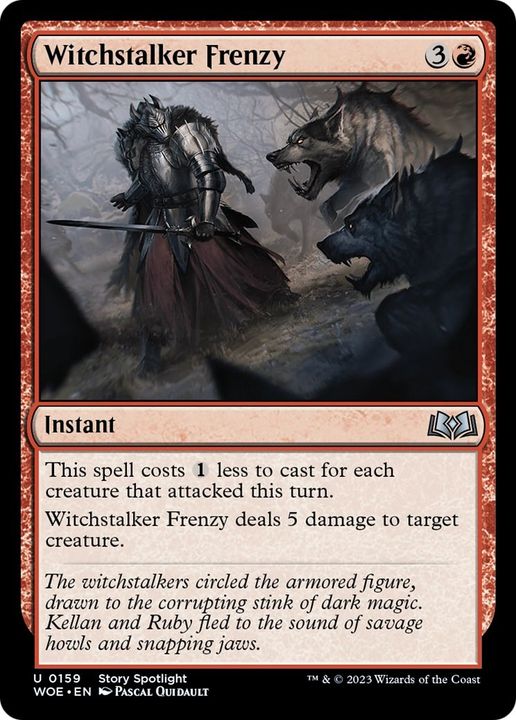 Witchstalker Frenzy in the group Magic the Gathering / Types / Colors / Red at Proxyprinters.com (36753)