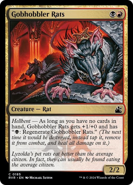 Gobhobbler Rats in the group Magic the Gathering / Types / Colors / Multicolors / B, R at Proxyprinters.com (36772)