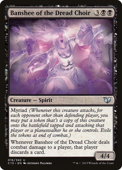 Banshee of the Dread Choir in the group Magic the Gathering / Types / Colors / Black at Proxyprinters.com (3678)