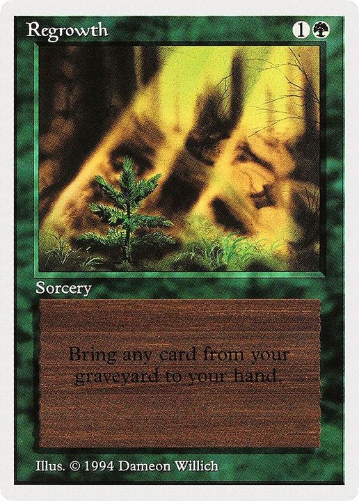 Regrowth in the group Magic the Gathering / Sets / Summer Magic / Edgar at Proxyprinters.com (3679)