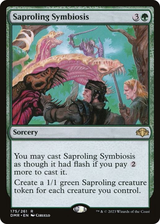 Saproling Symbiosis in the group Magic the Gathering / Sets / Dominaria Remastered at Proxyprinters.com (36795)