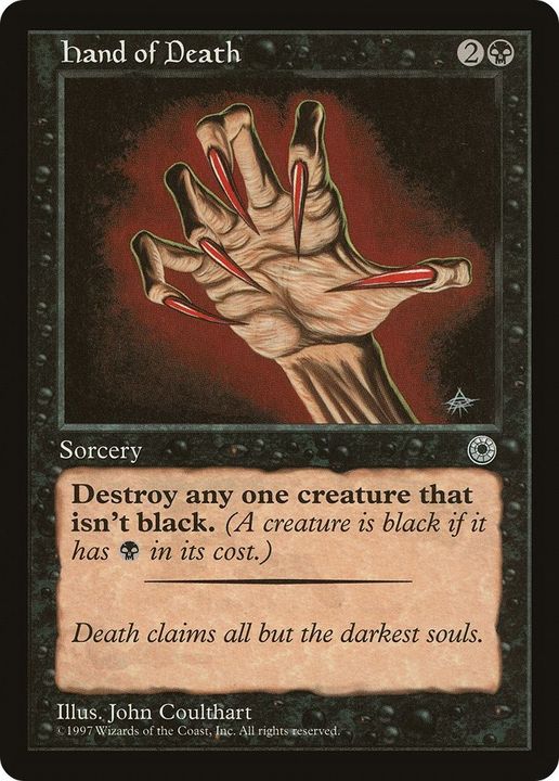 Hand of Death in the group Magic the Gathering / Types / Colors / Black at Proxyprinters.com (36796)