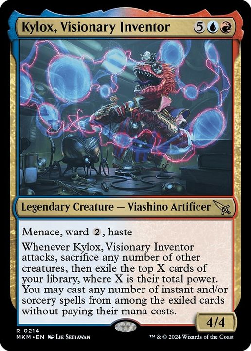 Kylox, Visionary Inventor in the group Magic the Gathering / Types / Colors / Multicolors / R, U at Proxyprinters.com (368)