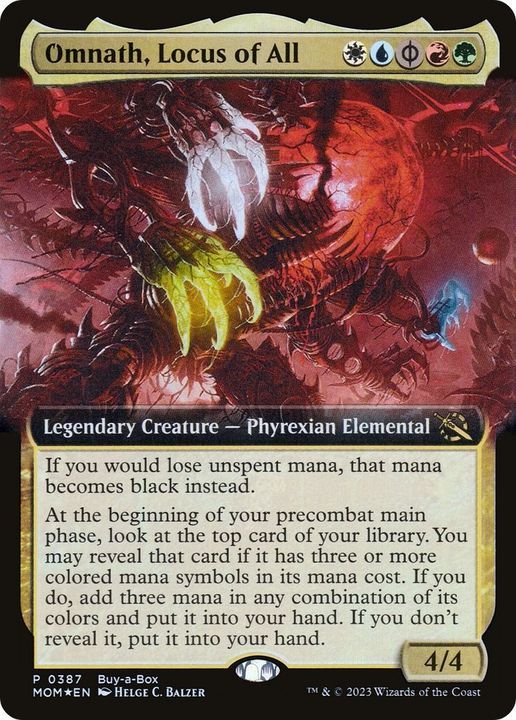 Omnath, Locus of All in the group Magic the Gathering / Types / Colors / Multicolors / B, G, R, U, W at Proxyprinters.com (36802)