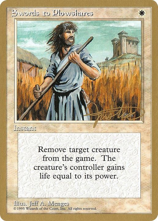 Swords to Plowshares in the group Magic the Gathering / Types / Colors / White at Proxyprinters.com (36805)