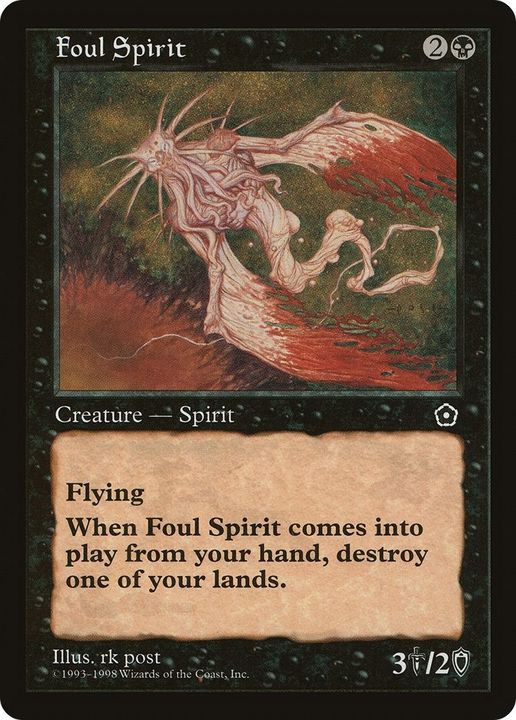 Foul Spirit in the group Magic the Gathering / Types / Colors / Black at Proxyprinters.com (36811)