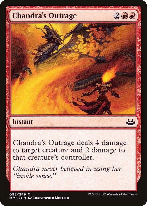 Chandra's Outrage in the group Magic the Gathering / Types / Colors / Red at Proxyprinters.com (36831)