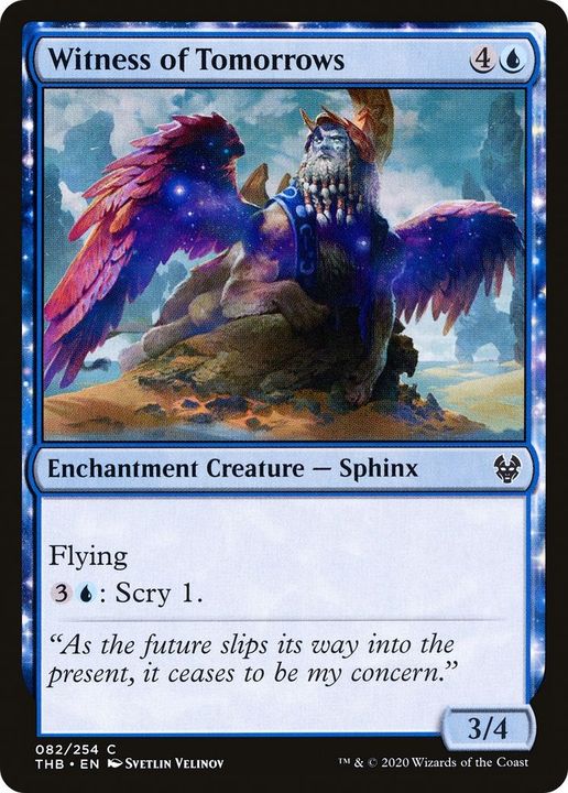 Witness of Tomorrows in the group Magic the Gathering / Types / Colors / Blue at Proxyprinters.com (36845)