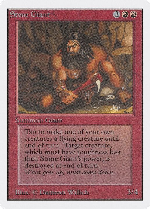 Stone Giant in the group Magic the Gathering / Types / Colors / Red at Proxyprinters.com (36875)