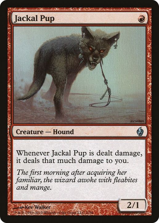 Jackal Pup in the group Magic the Gathering / Sets / Premium Deck Series: Fire and Lightning at Proxyprinters.com (36881)