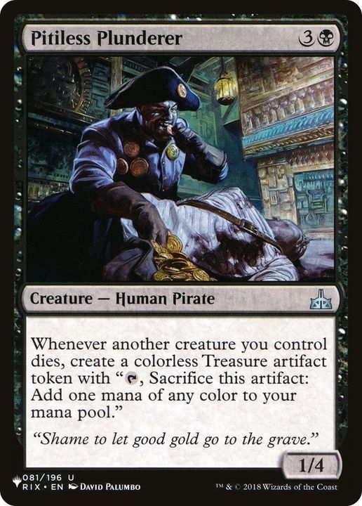 Pitiless Plunderer in the group Magic the Gathering / Sets / The List at Proxyprinters.com (36886)