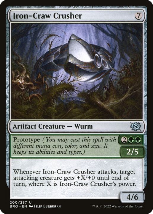 Iron-Craw Crusher in the group Magic the Gathering / Sets / The Brothers' War at Proxyprinters.com (36887)