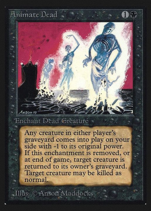 Animate Dead in the group Magic the Gathering / Types / Colors / Black at Proxyprinters.com (36902)