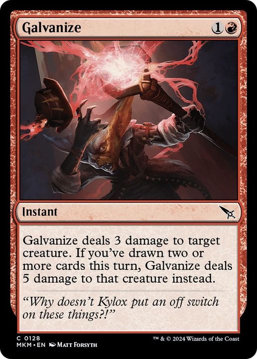 Galvanize in the group Magic the Gathering / Sets / Murders at Karlov Manor at Proxyprinters.com (36907)