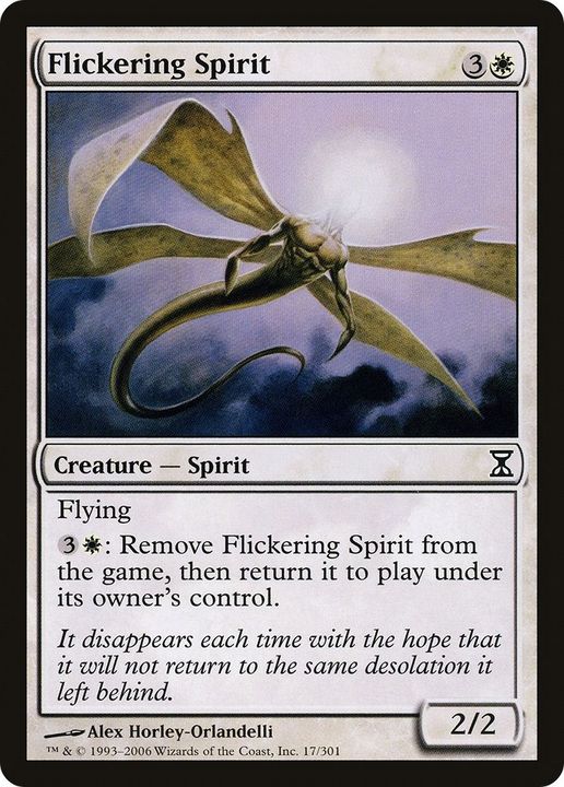 Flickering Spirit in the group Magic the Gathering / Sets / Time Spiral at Proxyprinters.com (36911)