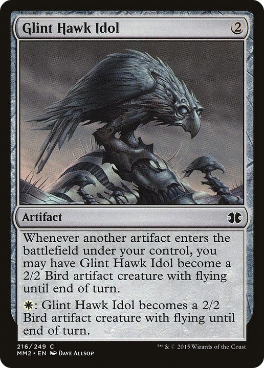 Glint Hawk Idol in the group Magic the Gathering / Types / Artifacts / Artifact at Proxyprinters.com (3692)