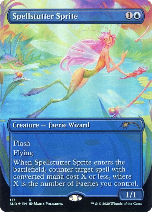 Spellstutter Sprite in the group Magic the Gathering / Types / Creatures / Wizard at Proxyprinters.com (36938)