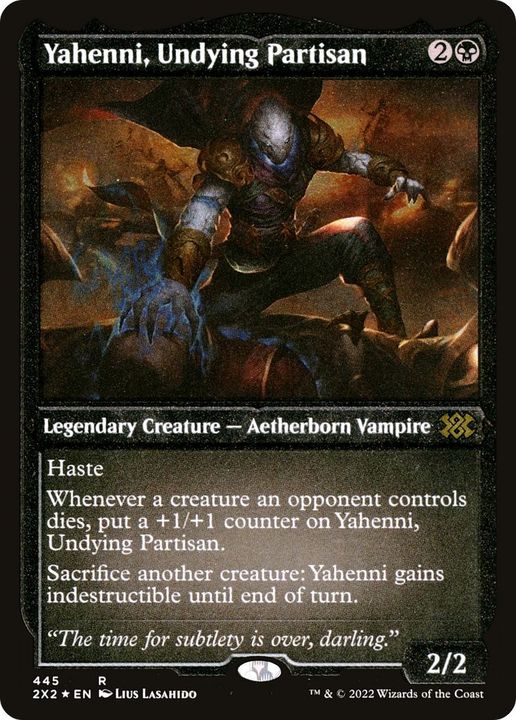 Yahenni, Undying Partisan in the group Magic the Gathering / Types / Colors / Black at Proxyprinters.com (3694)