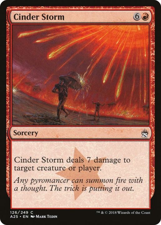 Cinder Storm in the group Magic the Gathering / Sets / Masters Edition III at Proxyprinters.com (36946)