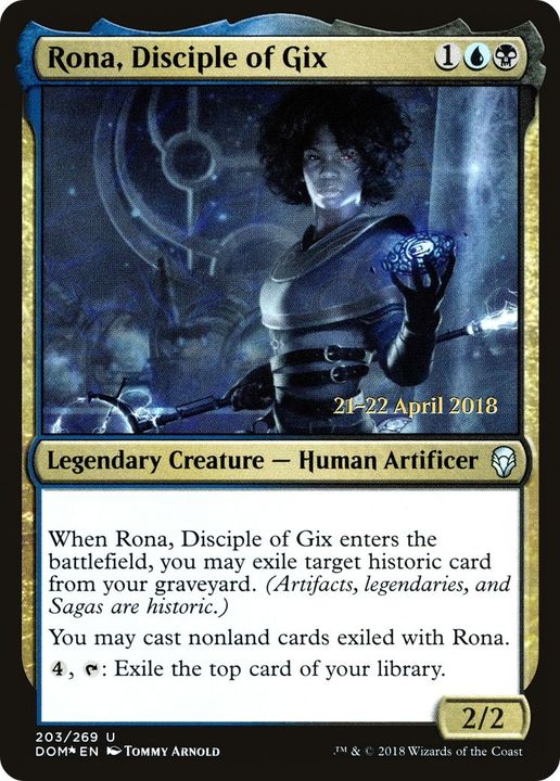 Rona, Disciple of Gix in the group Magic the Gathering / Types / Colors / Multicolors / B, U at Proxyprinters.com (36952)