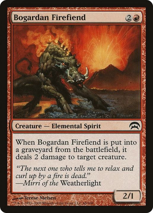 Bogardan Firefiend in the group Magic the Gathering / Types / Colors / Red at Proxyprinters.com (36968)