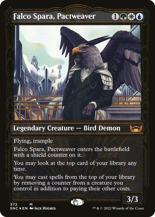 Falco Spara, Pactweaver in the group Magic the Gathering / Sets / Streets of New Capenna at Proxyprinters.com (36971)