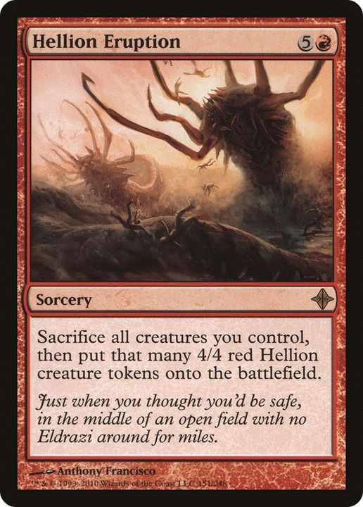 Hellion Eruption in the group Magic the Gathering / Types / Colors / Red at Proxyprinters.com (37001)